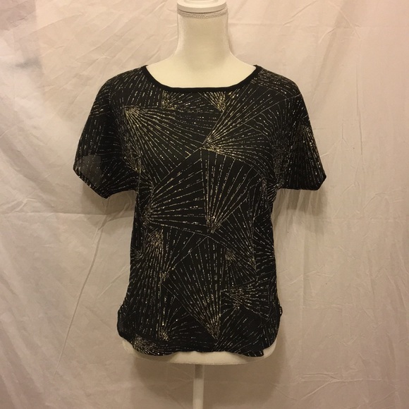 Vintage Attivo Gold Black Sheer Sparkle - Picture 2 of 7
